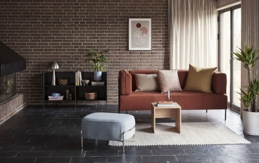 Block Sofa - Amber/Black by Hübsch