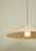 Chand Ceiling Light Trapeze - Red/Natural by Hübsch