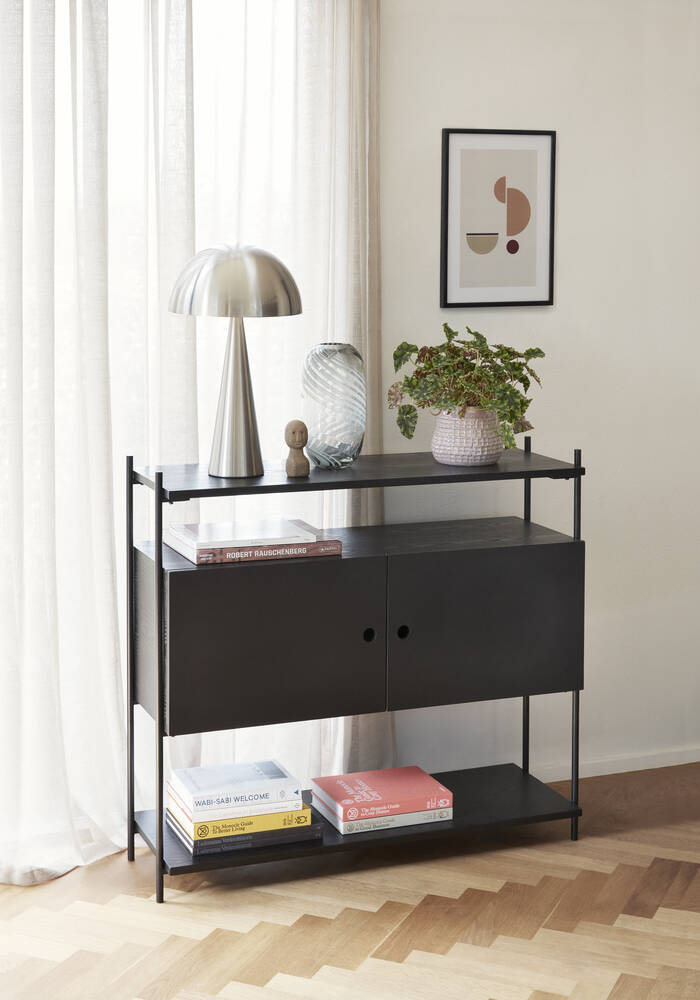 Norm Console Table - Black by Hübsch — The Modern Shop