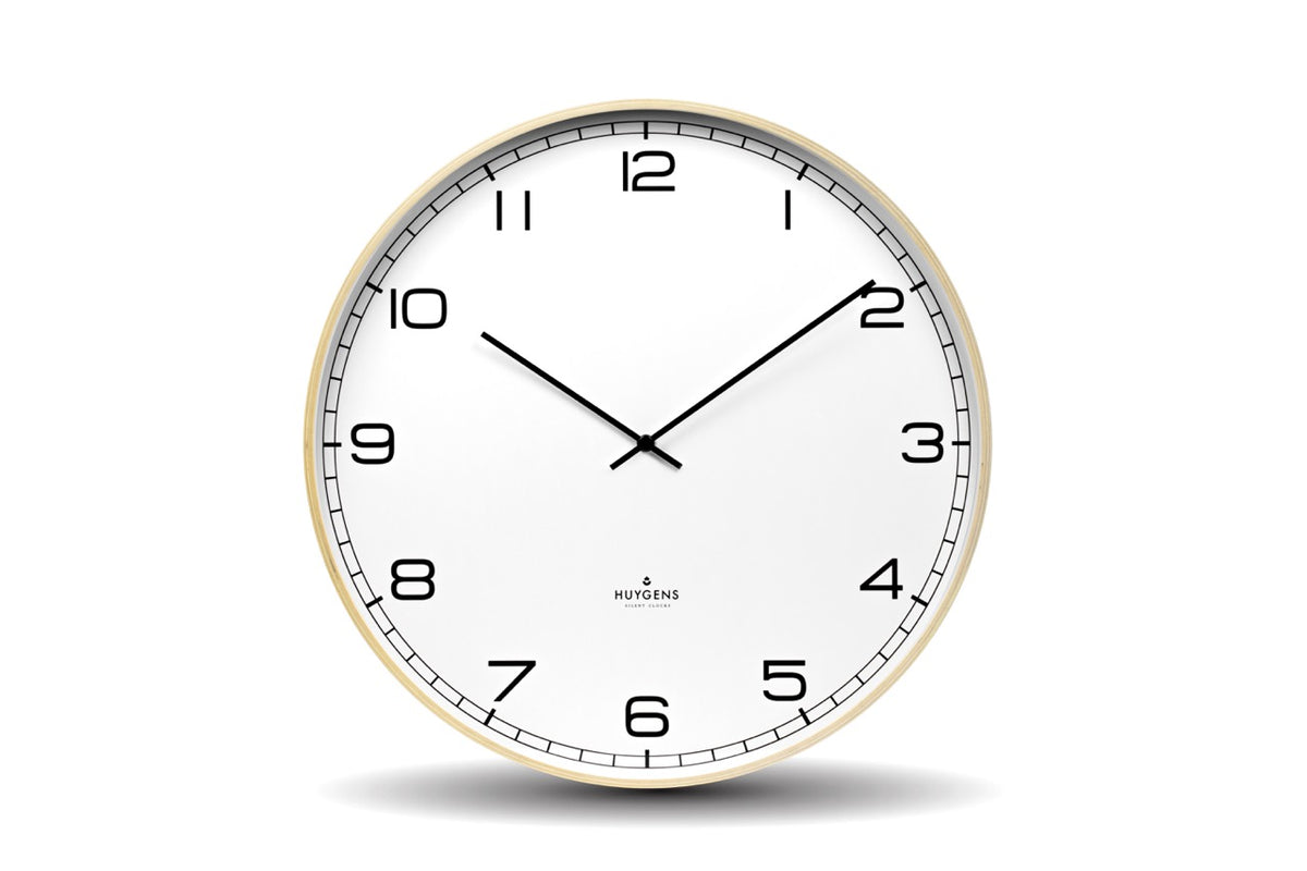 Wood Wall Clock by Huygens