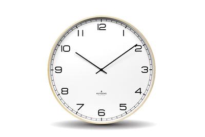 Wood Wall Clock by Huygens