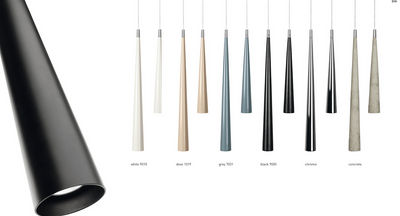 White IO Suspension Light from Itama's Lighting Series, featuring a sleek modern design and minimalist aesthetic.