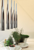 White IO Suspension Light from Itama's Lighting Series, showcasing modern design with a sleek, minimalist appearance.