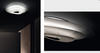 Itama Smoke wall and ceiling light, modern smoke-colored lighting fixture for interior illumination.