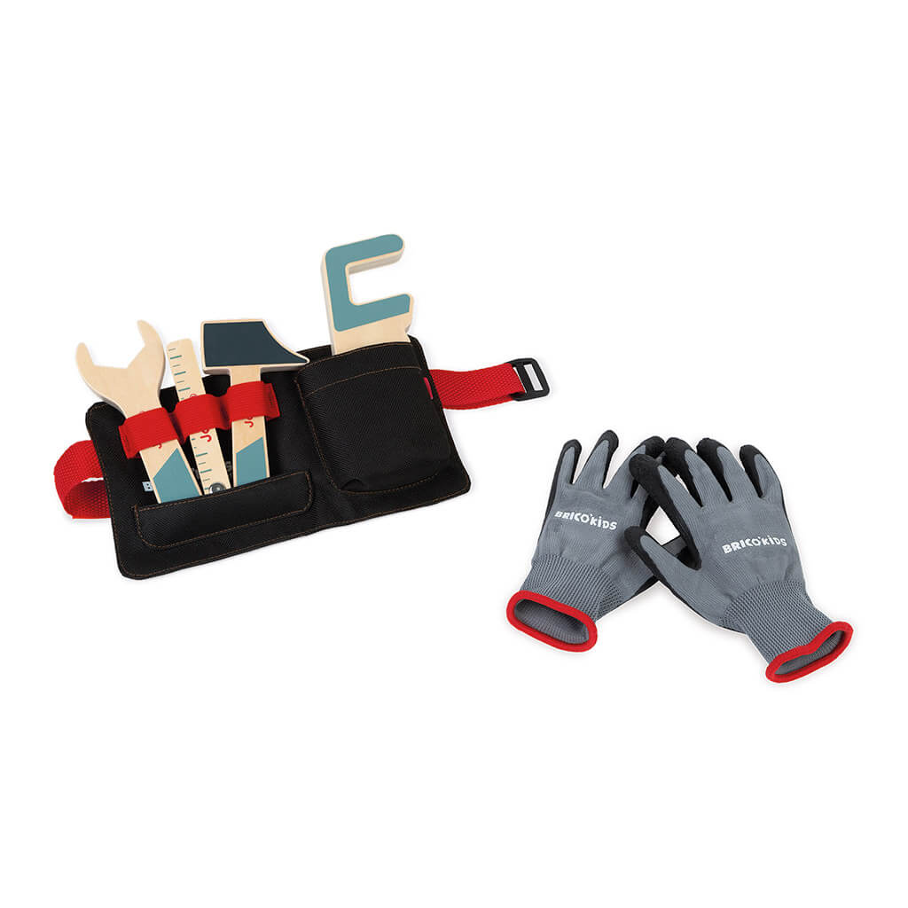 Brico'Kids ToolBelt & Gloves by Janod