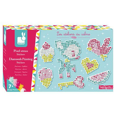 Hachette - Pixel Painted Diamond Stickers by Janod