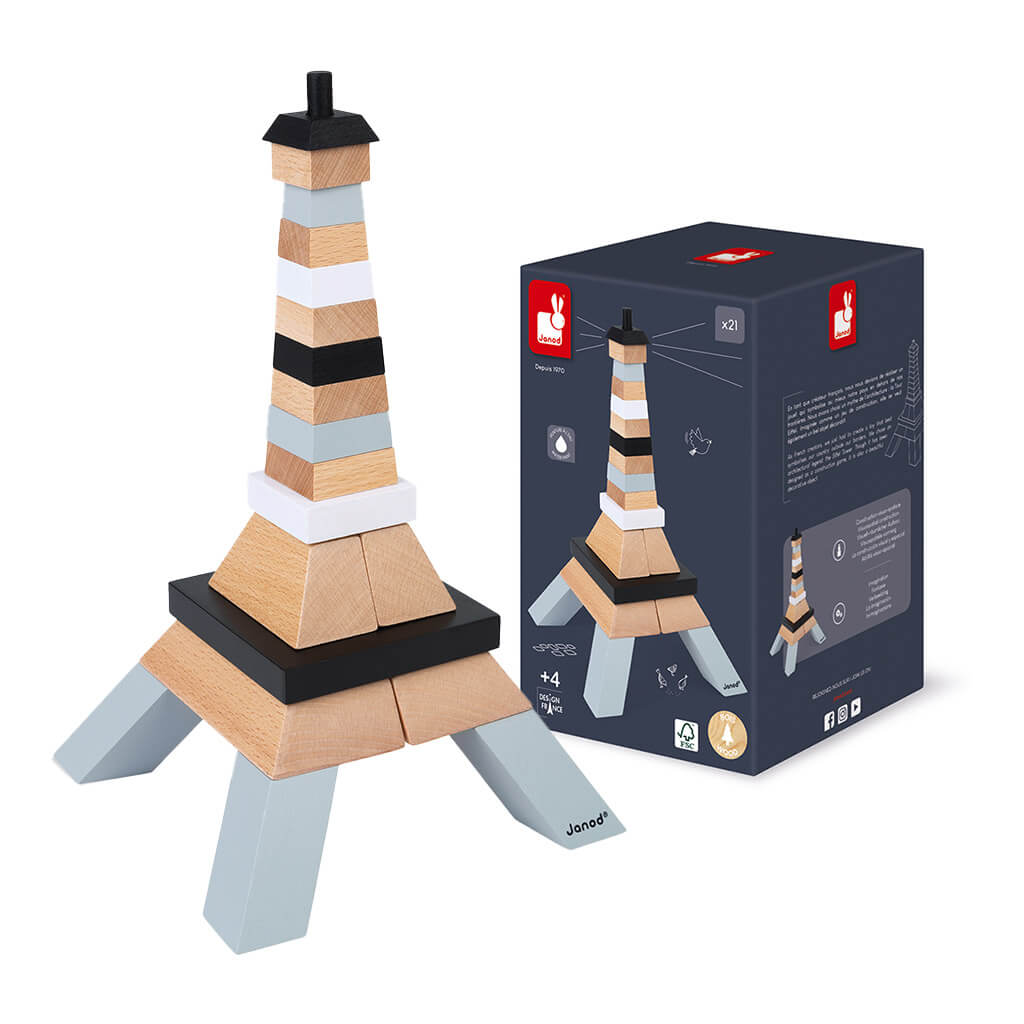 Eiffel Tower Building Kit by Janod