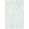 Blue Pierre Reversible Peruvian Llama Flat Weave Rug by Jonathan Adler