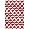 Red Lorenzo Reversible Peruvian Llama Flat Weave Rug by Jonathan Adler