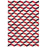 Red Lorenzo Reversible Peruvian Llama Flat Weave Rug by Jonathan Adler