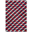 Red Lorenzo Reversible Peruvian Llama Flat Weave Rug by Jonathan Adler