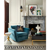 Greek Key Border Reversible Peruvian Llama Flat Weave Rug by Jonathan Adler