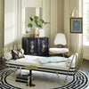 Tapis Rond Greek Key Border par Jonathan Adler