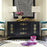 Tapis Rond Greek Key Border par Jonathan Adler