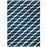 Blue Lorenzo Reversible Peruvian Llama Flat Weave Rug by Jonathan Adler