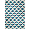 Blue Lorenzo Reversible Peruvian Llama Flat Weave Rug by Jonathan Adler