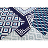 Blue Lorenzo Reversible Peruvian Llama Flat Weave Rug by Jonathan Adler