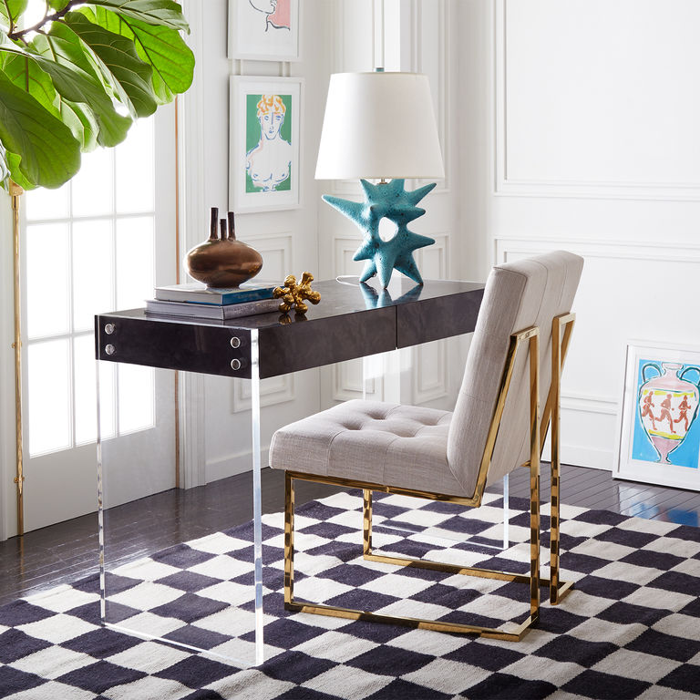 Checkerboard Reversible Peruvian Flat Weave Rug by Jonathan Adler