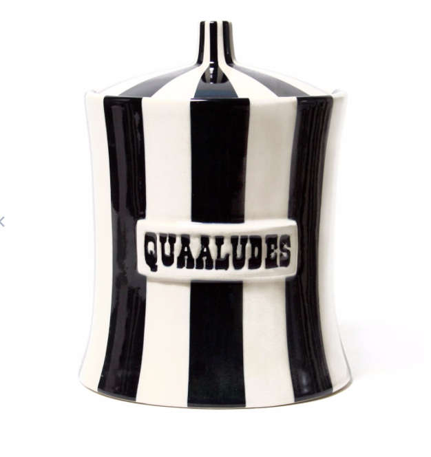 Vice Quaaludes Canister by Jonathan Adler