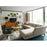 Peruvian llama flat weave rug in camel grey by Jonathan Adler, featuring intricate patterns and soft textile texture.