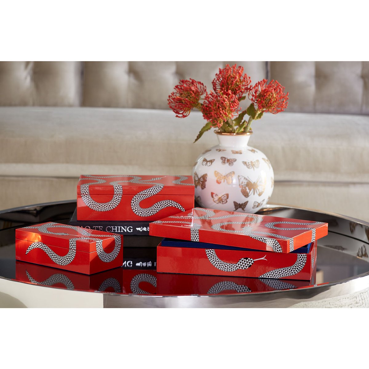 Botanist Butterfly Round Vase by Jonathan Adler