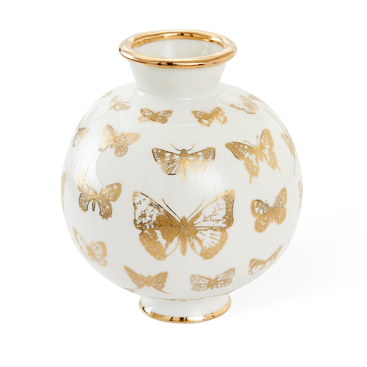 Botanist Butterfly Round Vase by Jonathan Adler