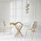 Brass giant horn sculpture by Jonathan Adler, a stylish accessories piece with a shiny, curved design.