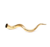 Brass giant horn object accessory by Jonathan Adler, featuring a bold, polished gold finish and sculptural design.