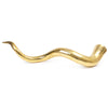 Brass giant horn sculpture by Jonathan Adler, decorative accessories piece with a polished finish and bold, modern design.