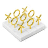 Brass Tic Tac Toe Set by Jonathan Adler