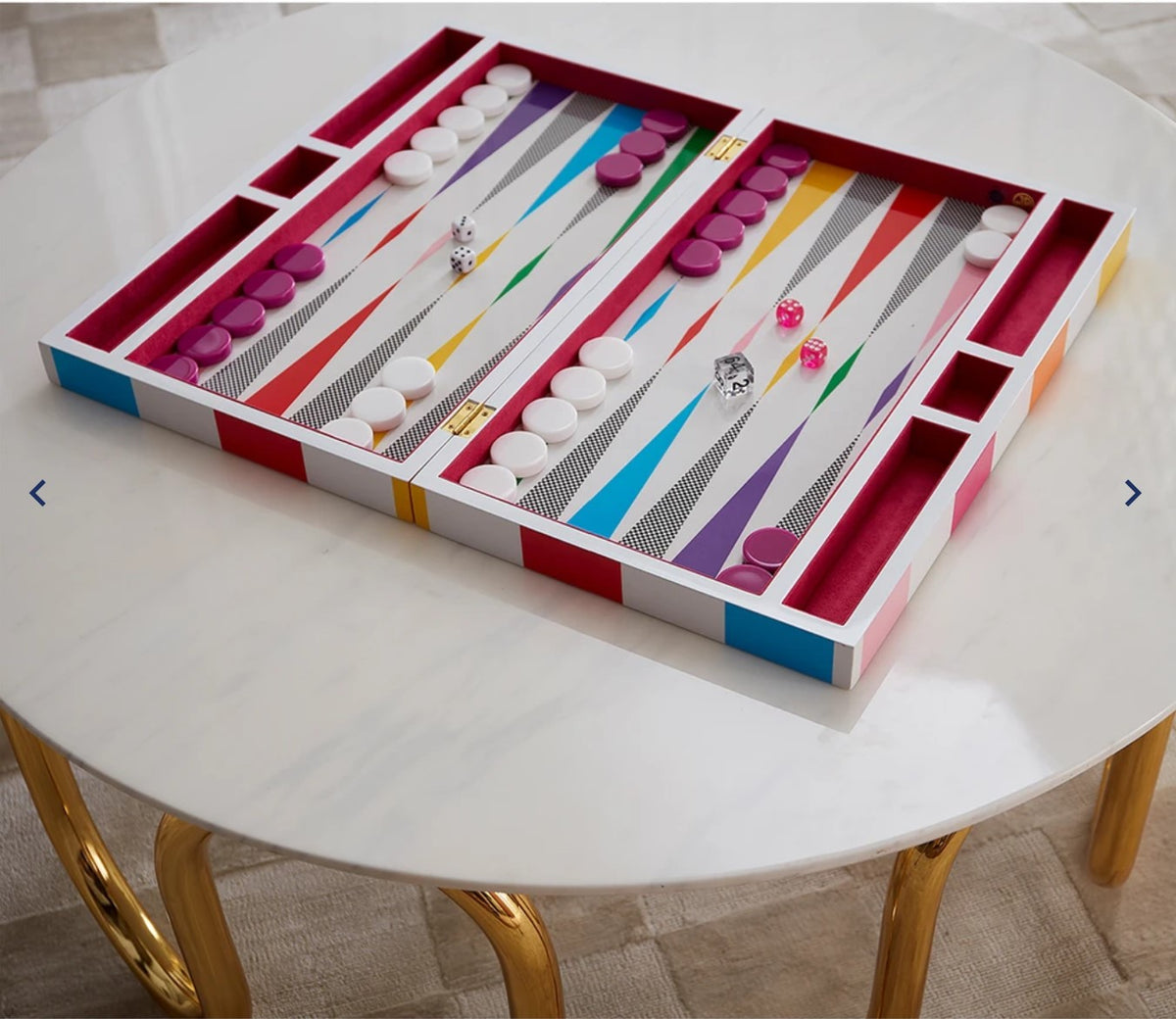 Checkerboard Backgammon Set by Jonathan Adler