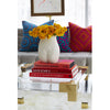 Elegant Edie Vase by Jonathan Adler featuring a sleek ceramic design, perfect as a decorative accessories piece.