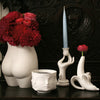 Jonathan Adler Edie Vase, a stylish ceramic accessory with a sleek design and vibrant finish, perfect for decorative display.