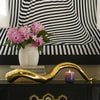 Jonathan Adler Edie Vase, stylish ceramic accessory with a modern design, featuring a sleek, rounded shape and glossy finish.