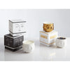 Jonathan Adler Muse D'Or ceramic candle accessory with a sleek, modern design and gold-tone finish.