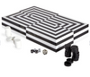 Jeu de Backgammon Op Art par Jonathan Adler