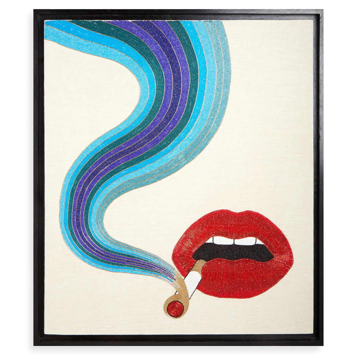 Art mural perlé Smolder par Jonathan Adler