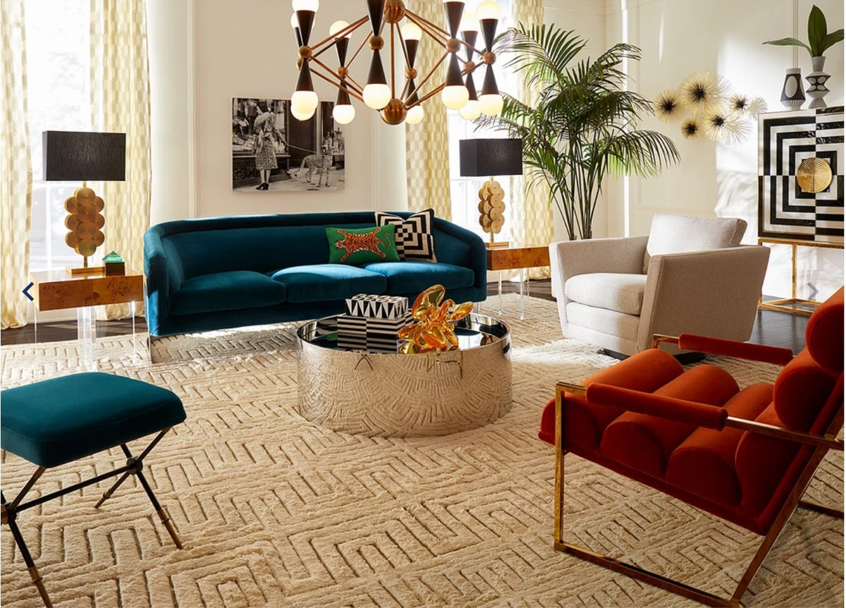 Oreiller Tiger Needlepoint par Jonathan Adler