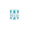 Light blue Vice Dolls canister by Jonathan Adler, stylish kitchen accessory with playful design, part of the Jonathan Adler accessories collection.
