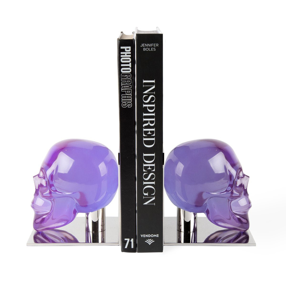 Serre-livres tête de mort par Jonathan Adler