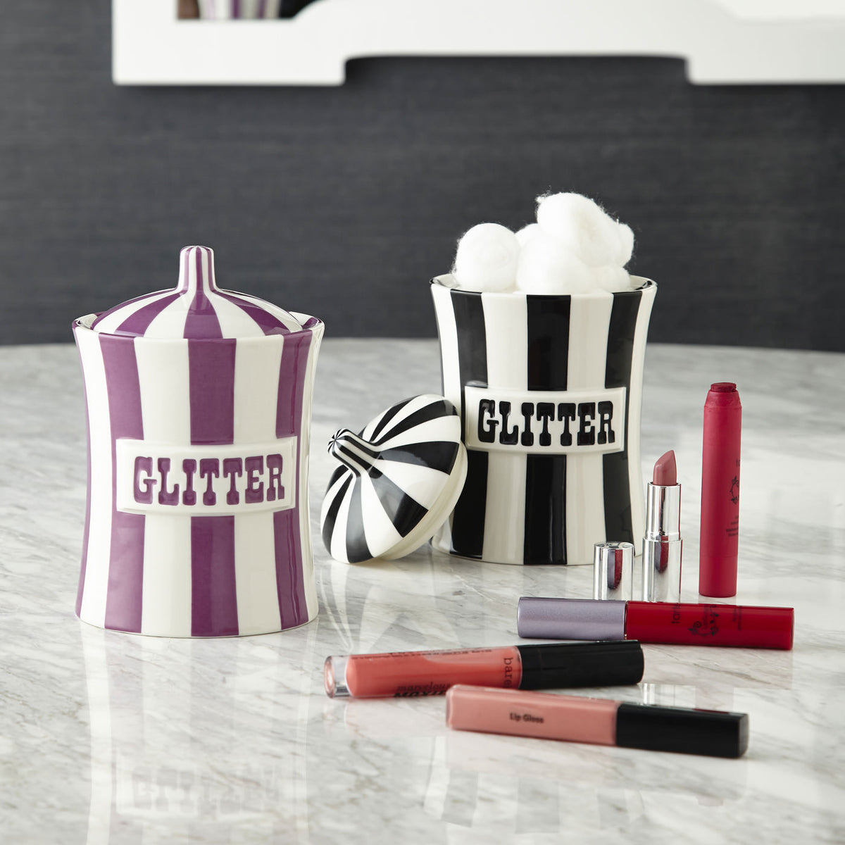Vice Glitter Canister by Jonathan Adler