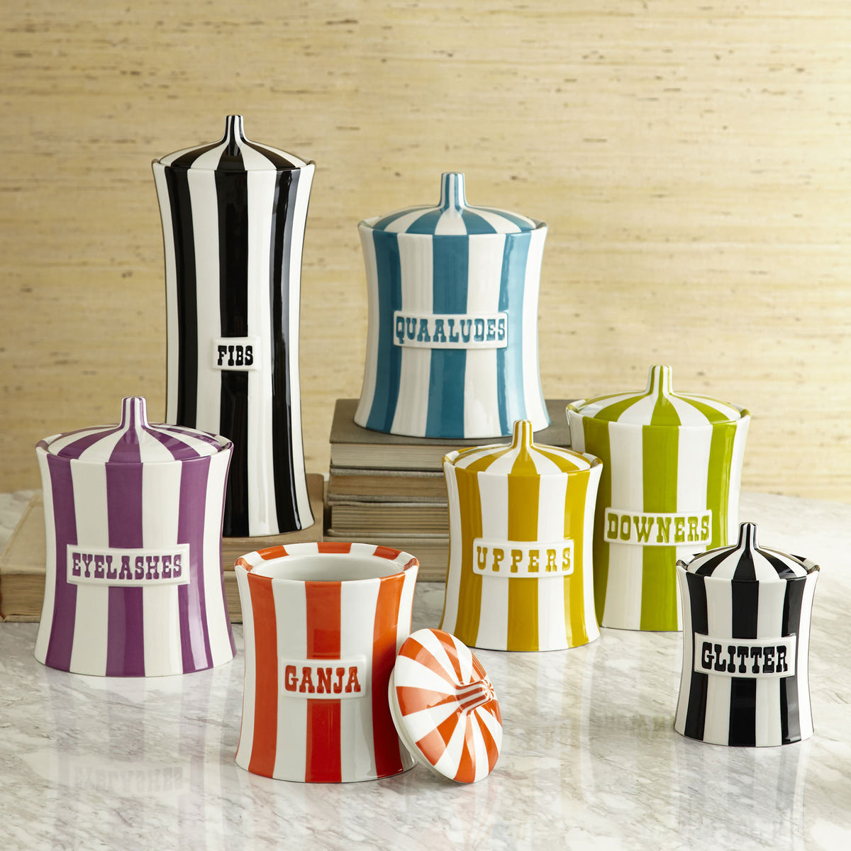 Vice Glitter Canister by Jonathan Adler
