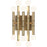 Jonathan Adler Meurice Wall Sconce with five antique brass arms, decorative lighting fixture for wall mounting.