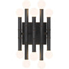 Jonathan Adler Meurice Wall Sconce with five antique brass arms, elegant lighting fixture for wall decor.