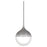 Small antique brass Rio pendant lamp by Jonathan Adler, showcasing modern lighting design with a sleek, stylish finish.