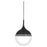 Small Rio Pendant Lamp by Jonathan Adler in antique brass, featuring a sleek, modern lighting fixture with a minimalist design.