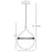 Small Rio pendant lamp by Jonathan Adler featuring antique brass finish and modern lighting design.
