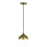 Small Rio Pendant Lamp by Jonathan Adler featuring antique brass finish, contemporary lighting fixture for modern decor.