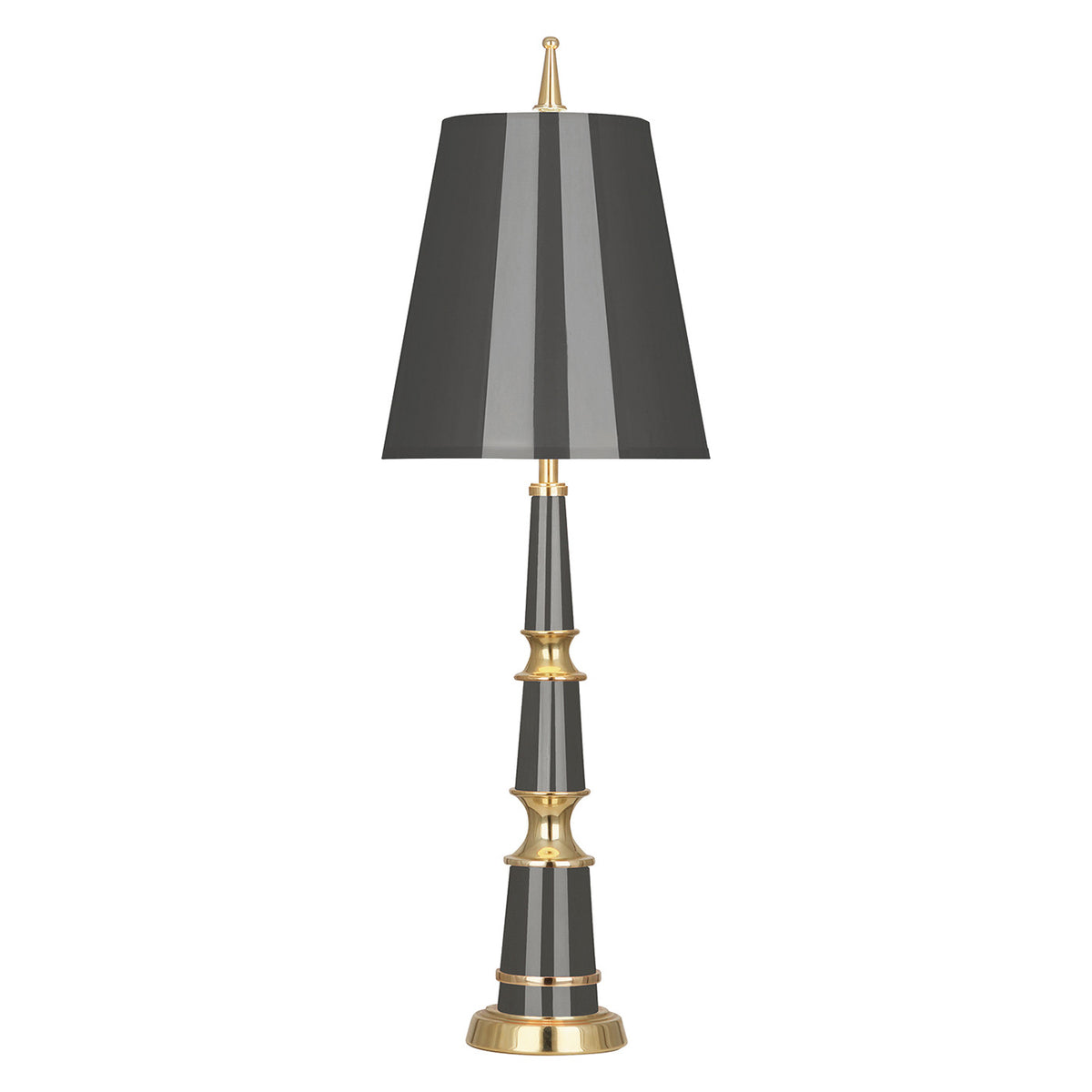 Versailles Buffet Lamp w/Painted Shade by Jonathan Adler