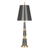 Lampe de Buffet Versailles avec Abat-Jour Peint par Jonathan Adler